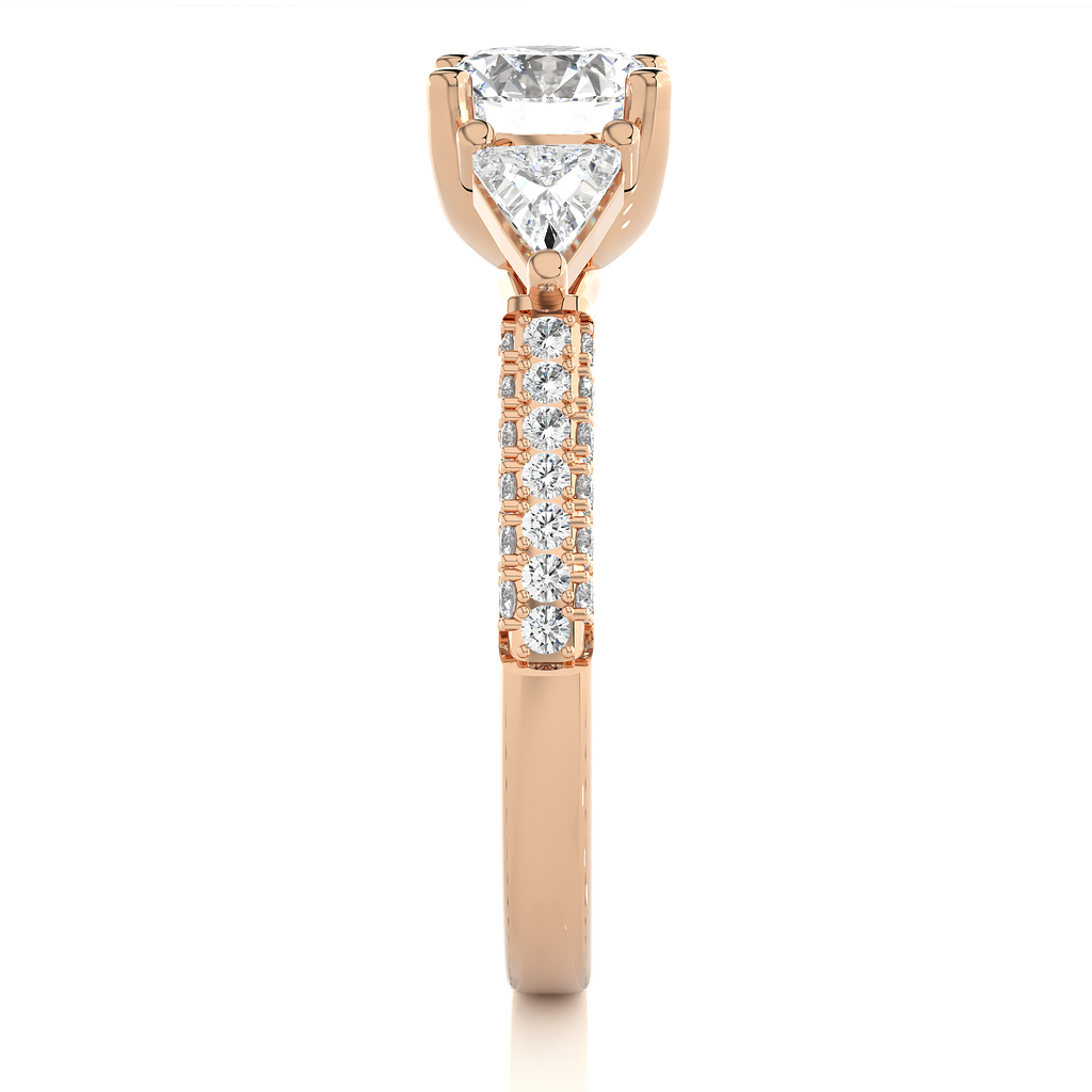 Timeless Affinity Ring - Fine Gold and Lab Grown Diamond