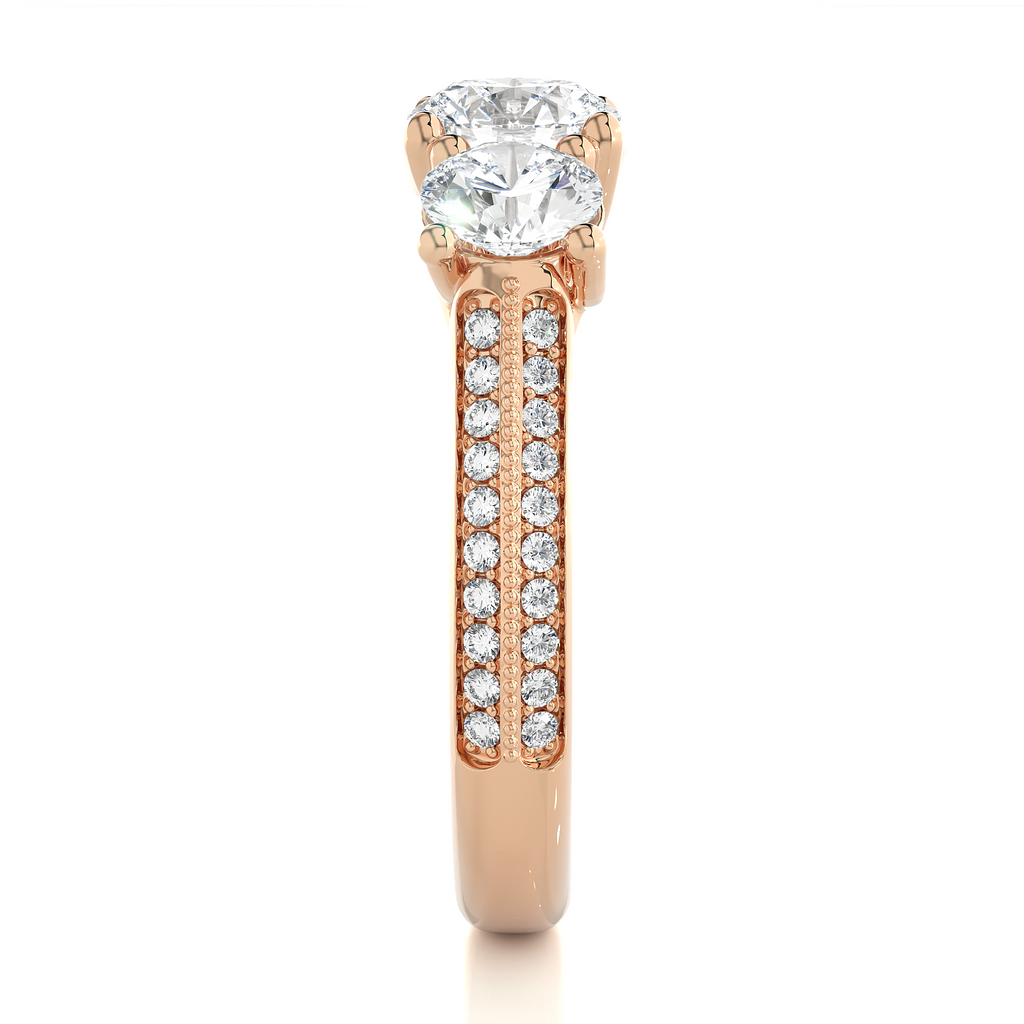 Loyal Harmony Ring - Premium Lab Grown Diamond Ring made with Fine Gold