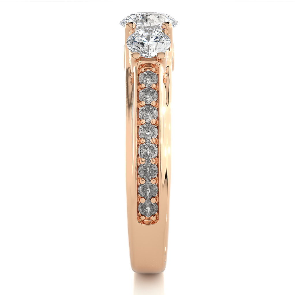 Resilient Bond Ring Round Lab Grown Diamond Ring
