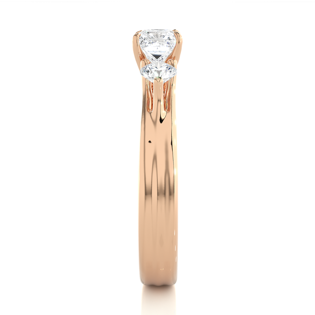 Harmonious Pledge Ring made with Premium Lab Grown Diamonds