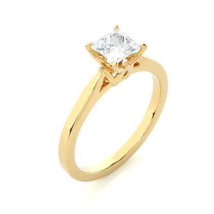 0.6 Ct Princess Diamond Ring