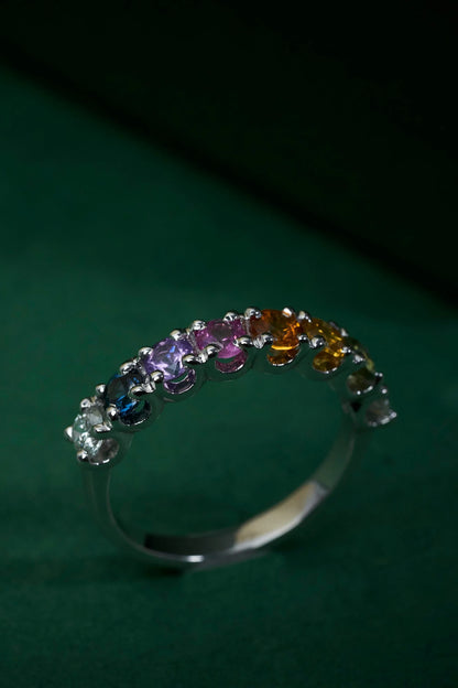 Multi Sapphire Band Ring