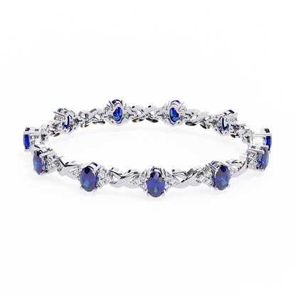 1.02 Ct Round Diamond Bracelets