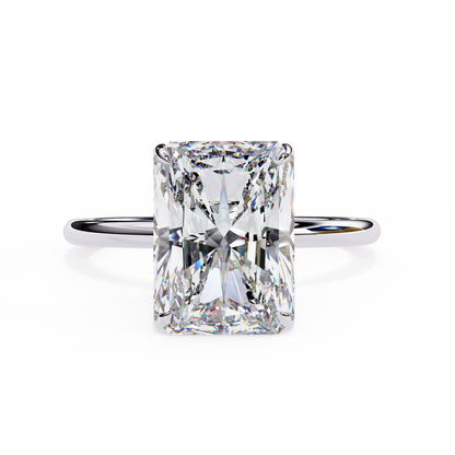 Elegant 3.03Ct Radiant Cut Diamond Ring