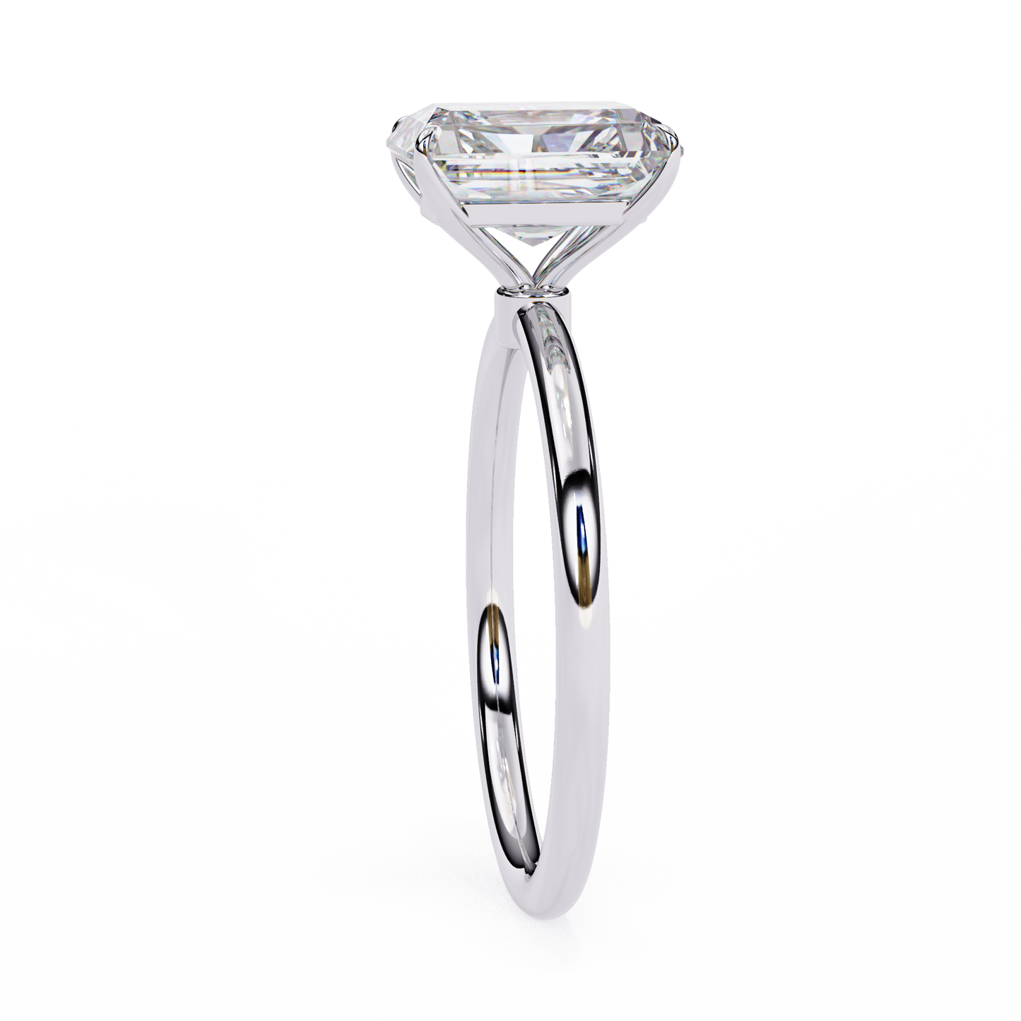 Elegant 3.03Ct Radiant Cut Diamond Ring