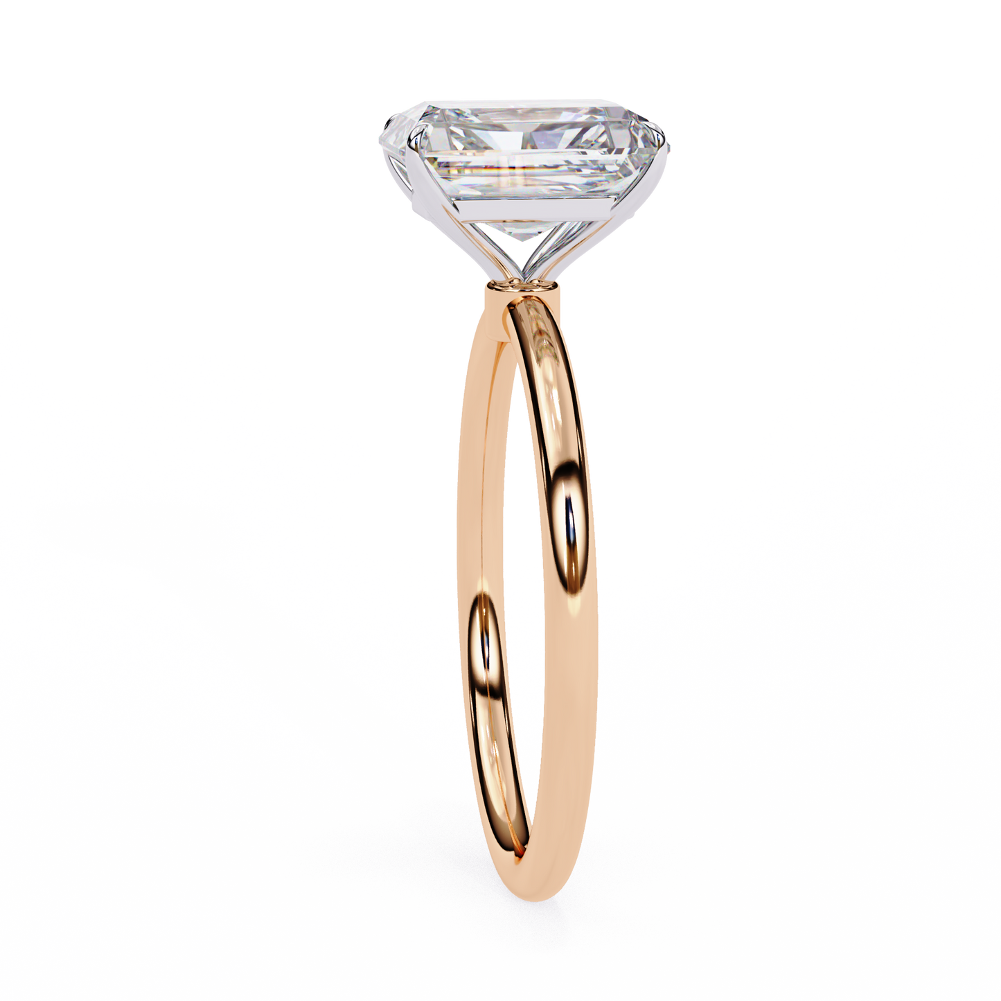 Elegant 3.03Ct Radiant Cut Diamond Ring