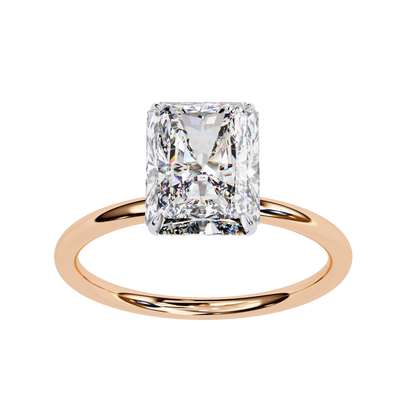 Elegant 3.03Ct Radiant Cut Diamond Ring