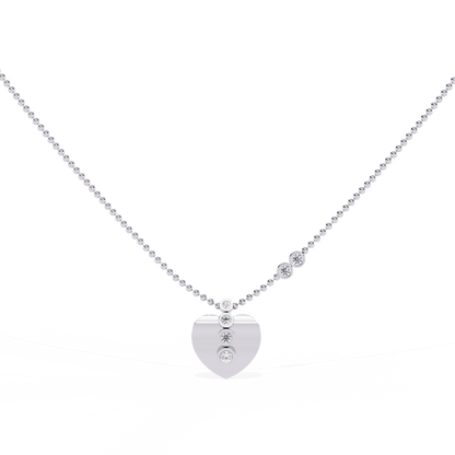 Shop lab grown diamond heart pendant in India – romantic gift for her