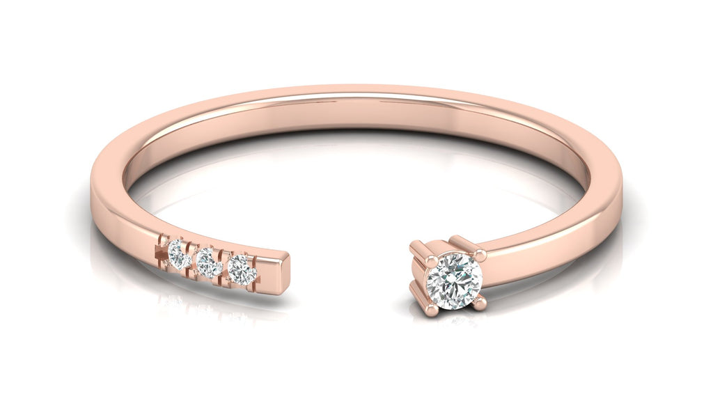 0.06 Ct Round  Diamond Ring