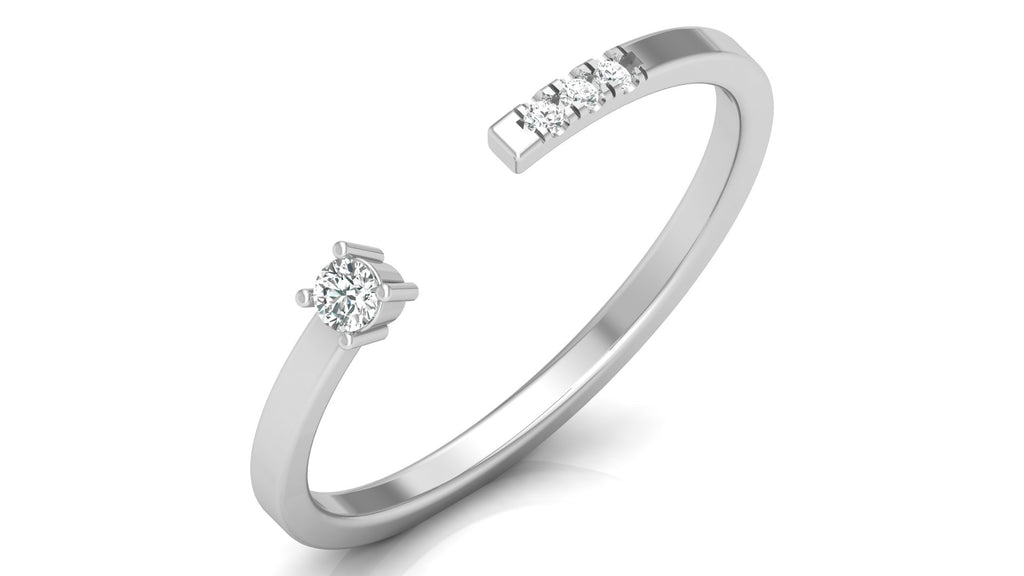 0.06 Ct Round  Diamond Ring