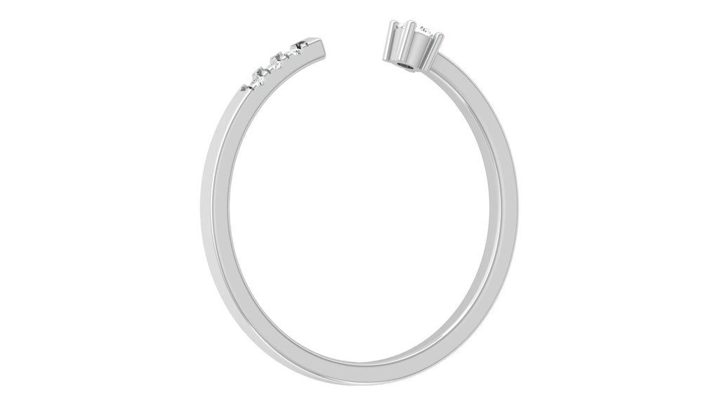 0.06 Ct Round  Diamond Ring
