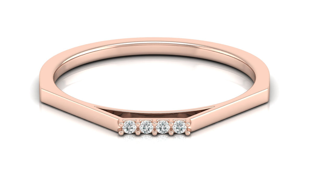 0.03 Ct Round  Diamond Ring