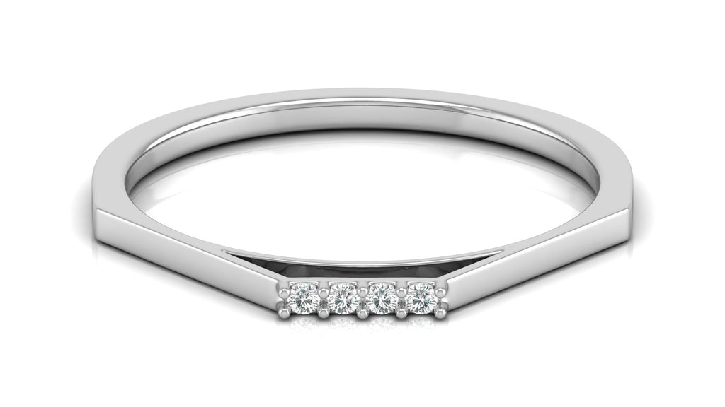 0.03 Ct Round  Diamond Ring