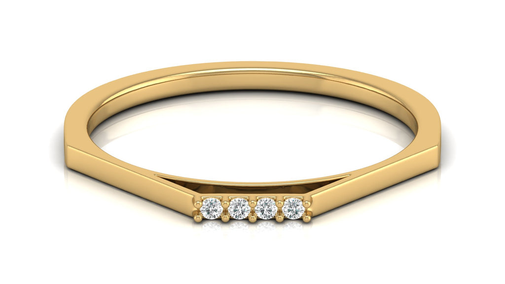 0.03 Ct Round  Diamond Ring