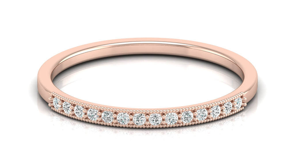 0.09 Ct Round  Diamond Ring