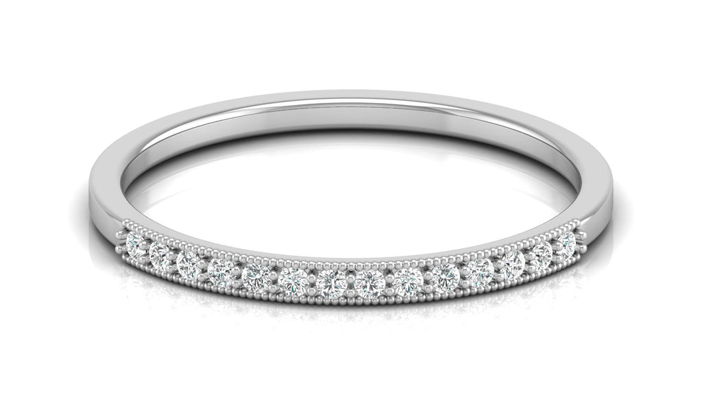 0.09 Ct Round  Diamond Ring