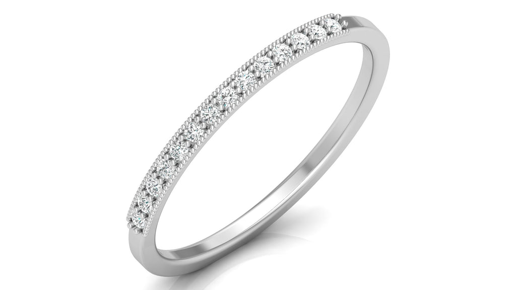 0.09 Ct Round  Diamond Ring