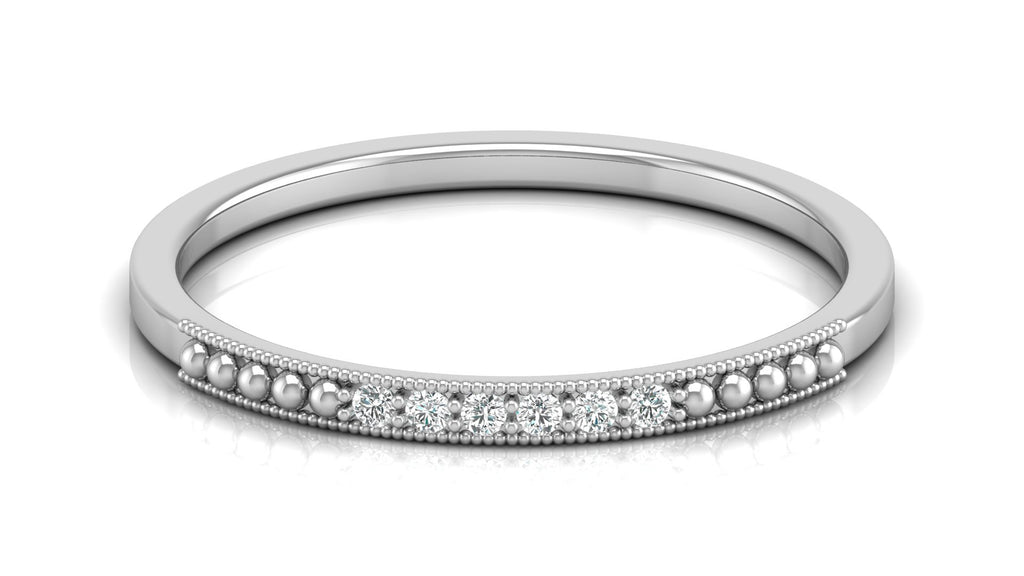 0.04 Ct Round  Diamond Ring