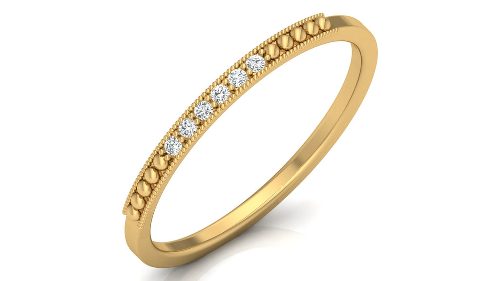0.04 Ct Round  Diamond Ring