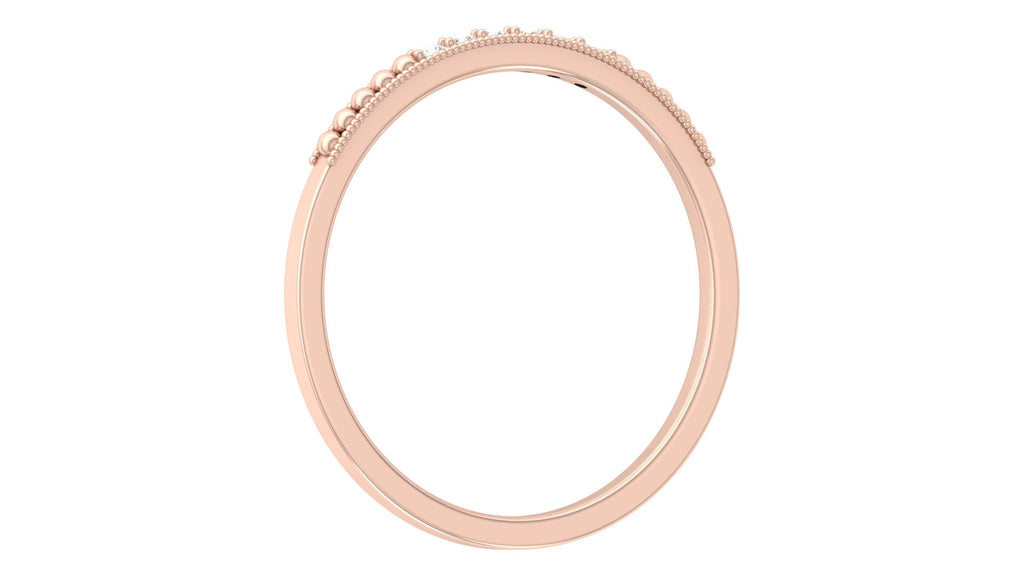 0.04 Ct Round  Diamond Ring