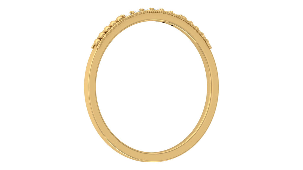 0.04 Ct Round  Diamond Ring