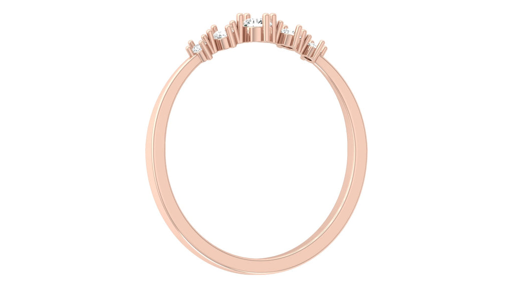 0.12 Ct Round  Diamond Ring