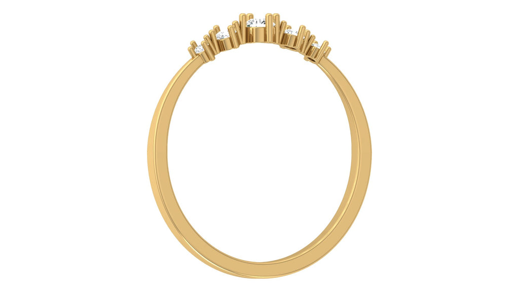 0.12 Ct Round  Diamond Ring