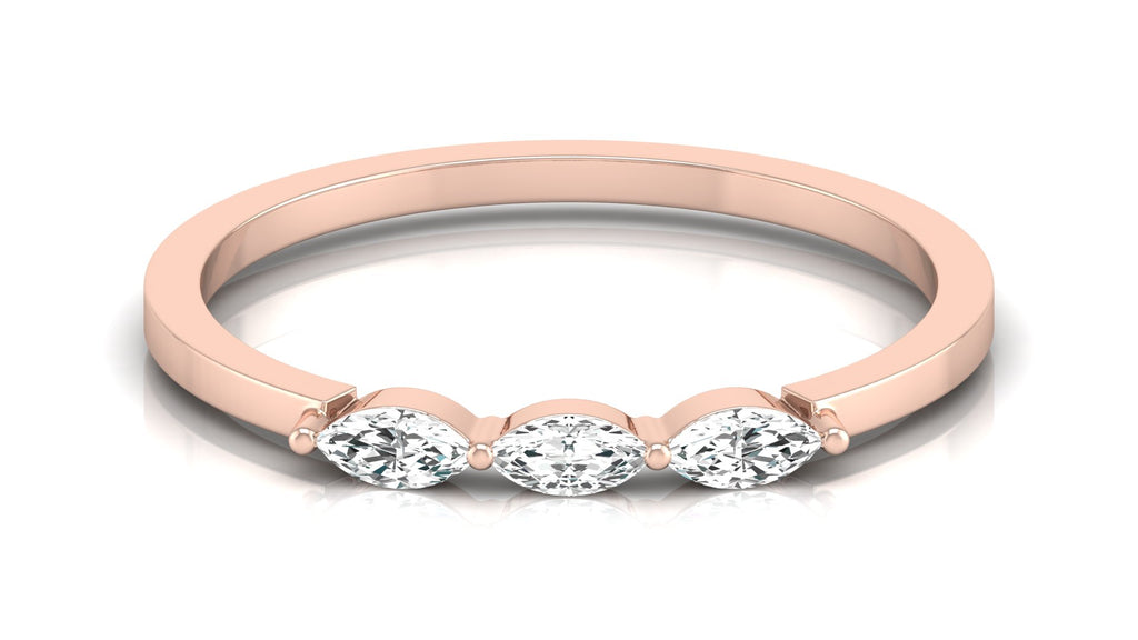 0.16 Ct Marq Diamond Ring