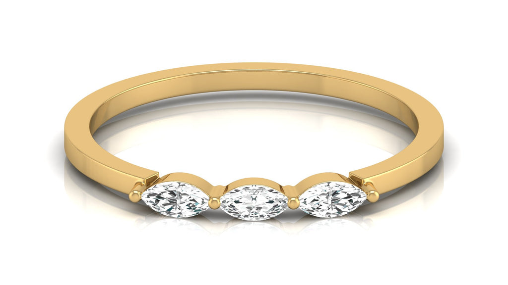 0.16 Ct Marq Diamond Ring