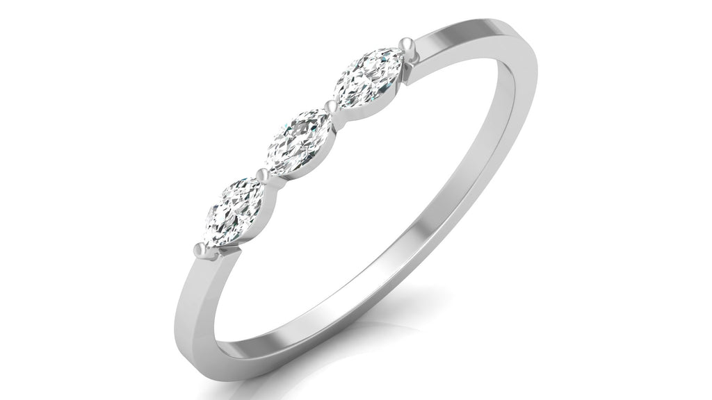 0.16 Ct Marq Diamond Ring