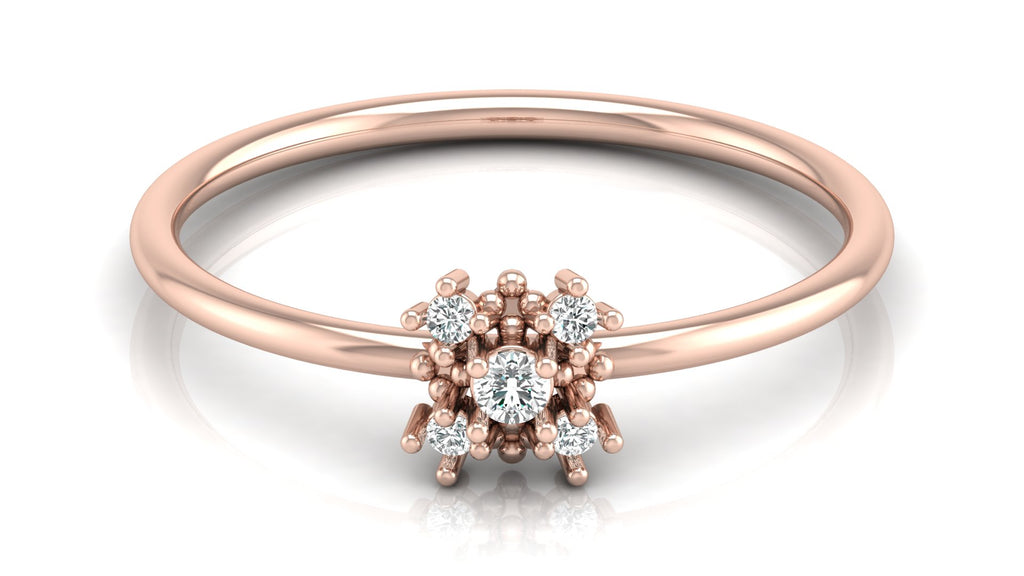 0.06 Ct Round  Diamond Ring