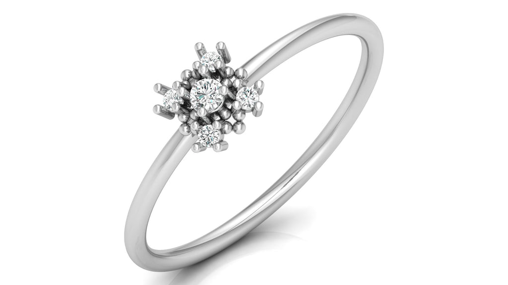 0.06 Ct Round  Diamond Ring