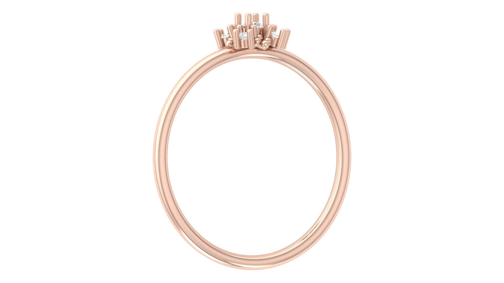 0.06 Ct Round  Diamond Ring
