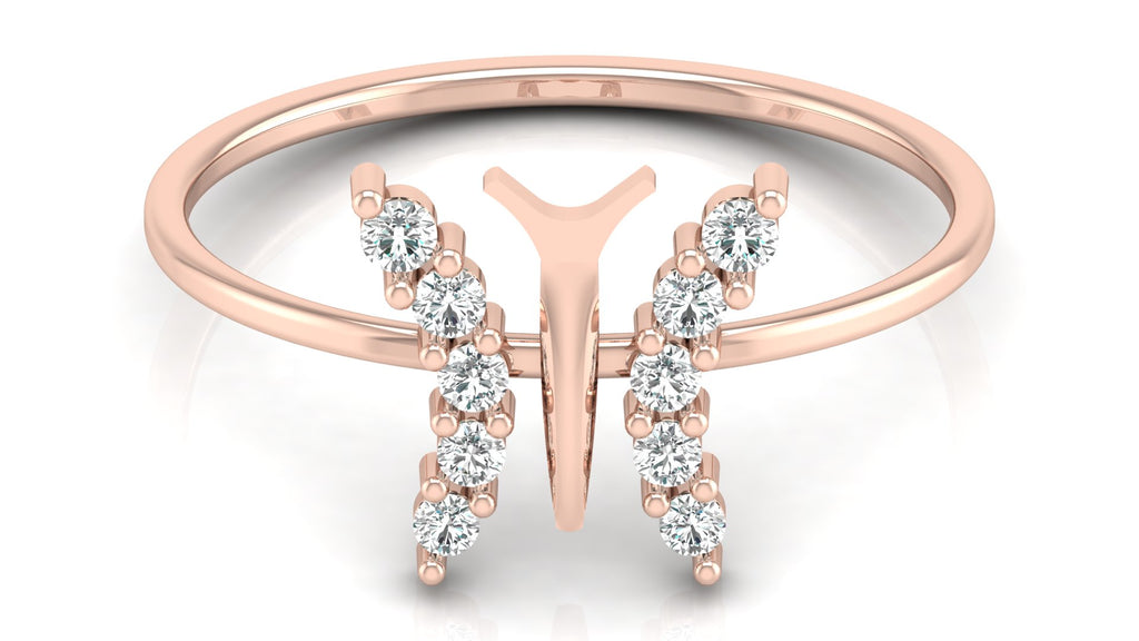 0.16 Ct Round  Diamond Ring