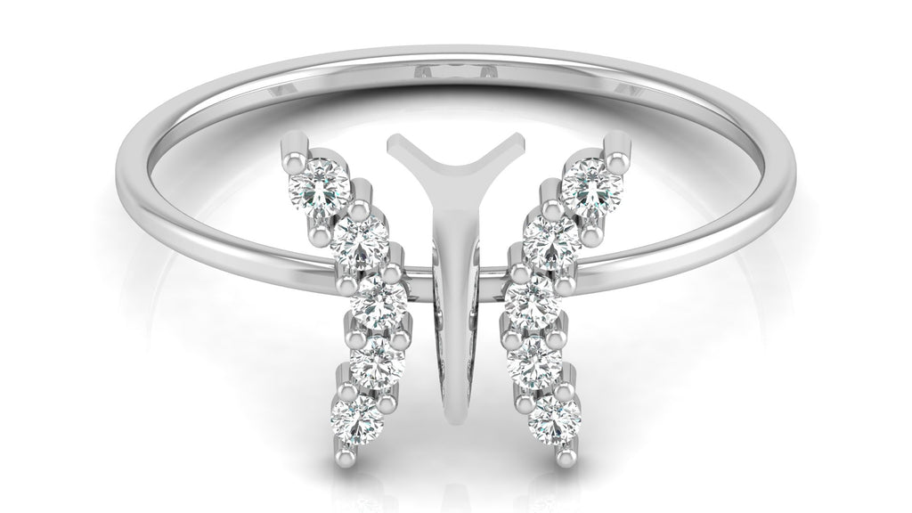 0.16 Ct Round  Diamond Ring