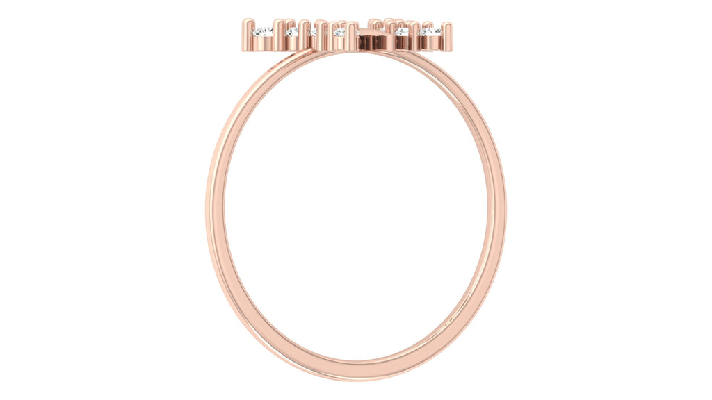 0.16 Ct Round  Diamond Ring