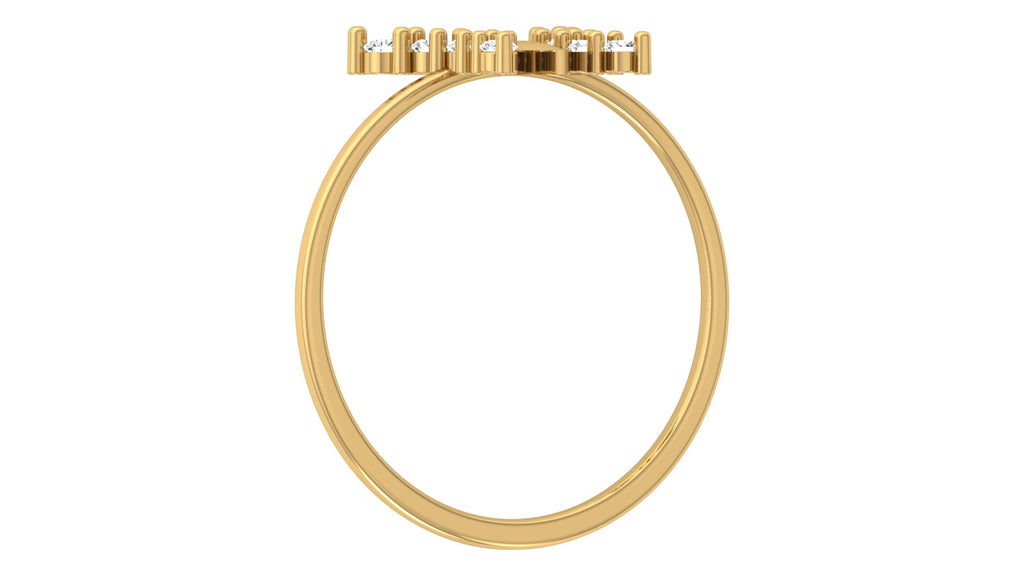 0.16 Ct Round  Diamond Ring
