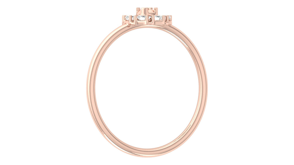 0.18 Ct Round  Diamond Ring