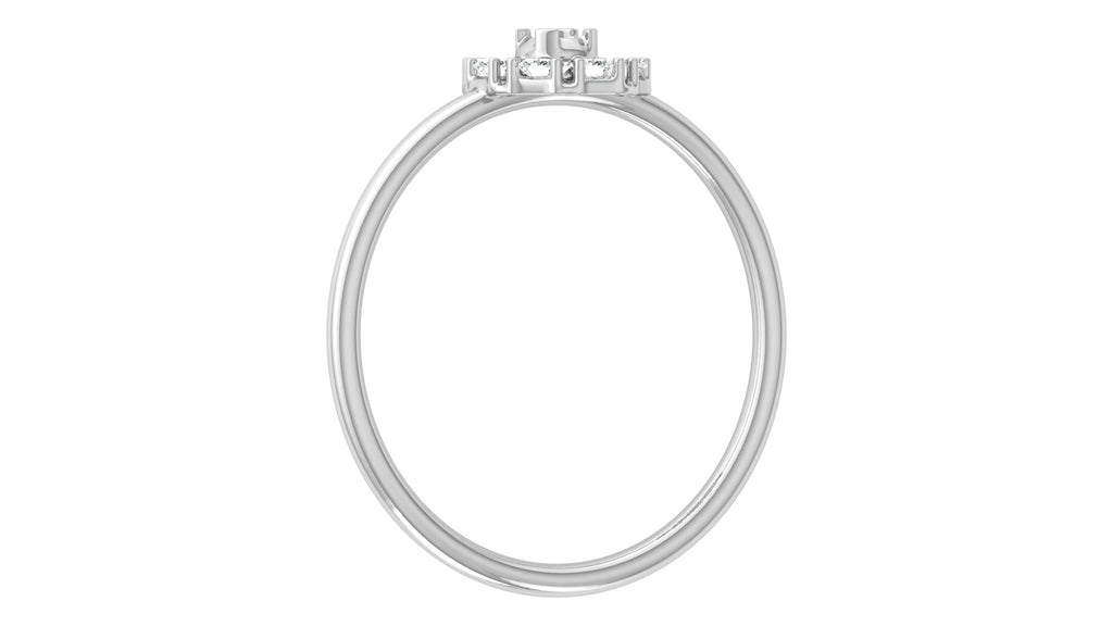 0.18 Ct Round  Diamond Ring
