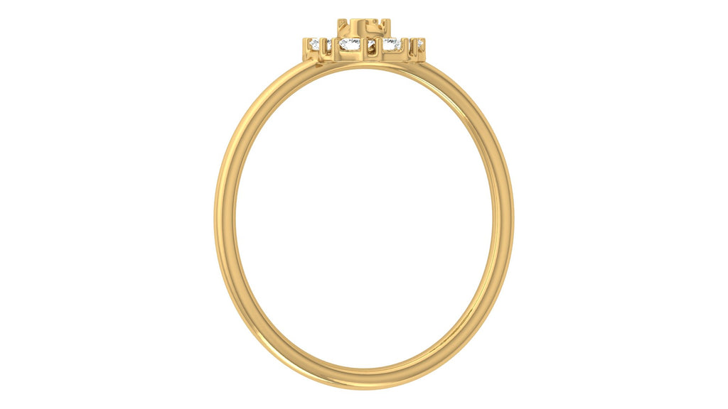 0.18 Ct Round  Diamond Ring