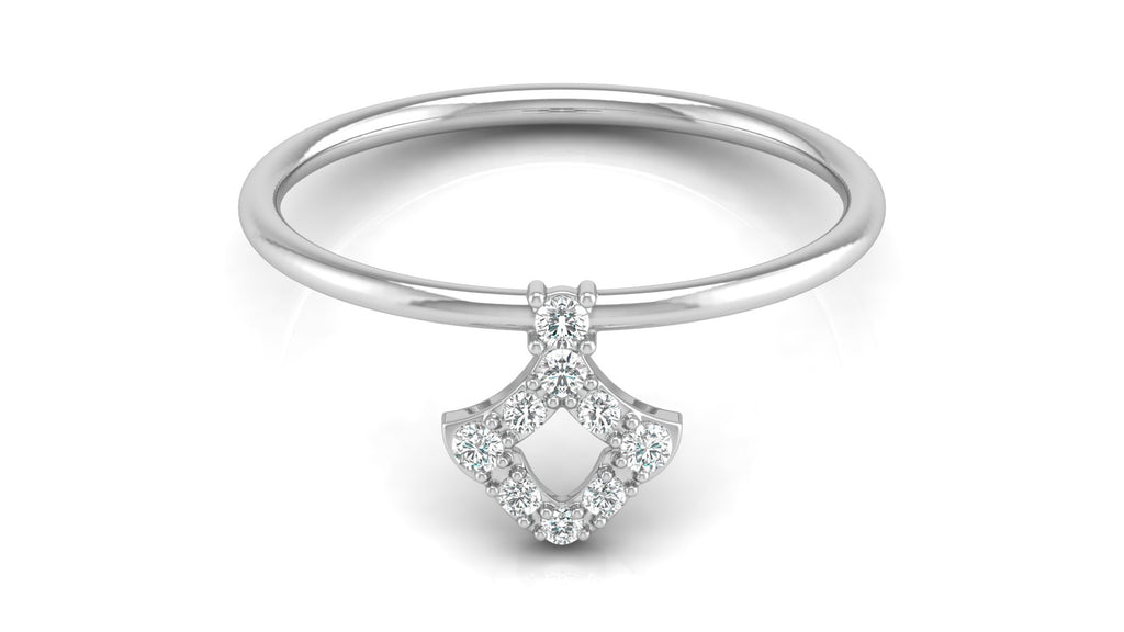 0.1 Ct Round Diamond Ring
