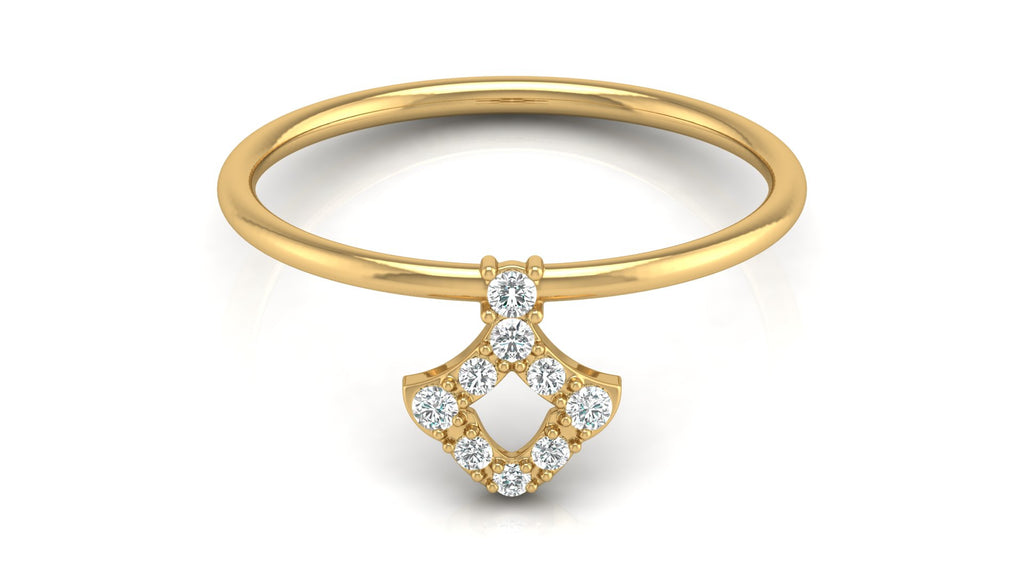 0.1 Ct Round Diamond Ring