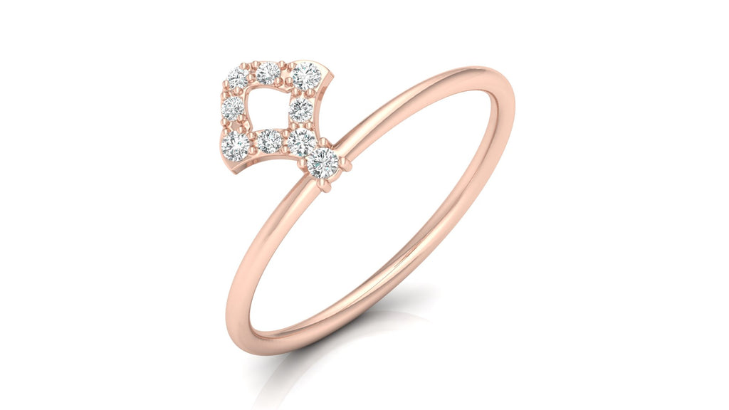 0.1 Ct Round Diamond Ring