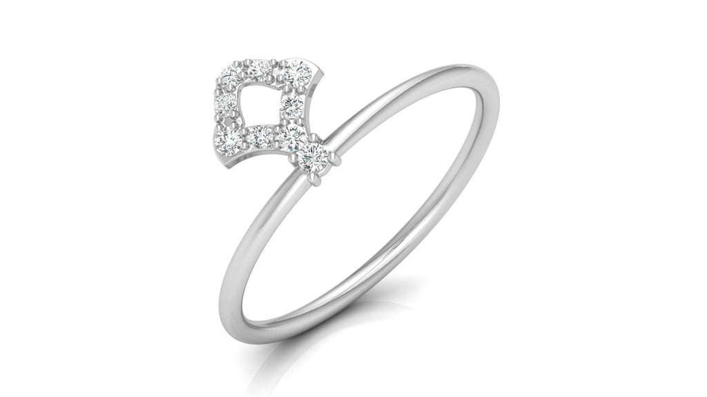 0.1 Ct Round Diamond Ring