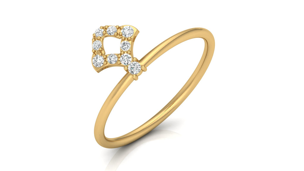 0.1 Ct Round Diamond Ring