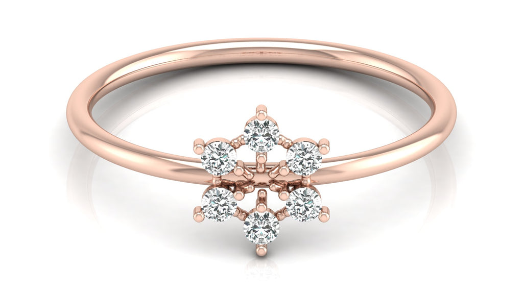 0.16 Ct Round Diamond Ring
