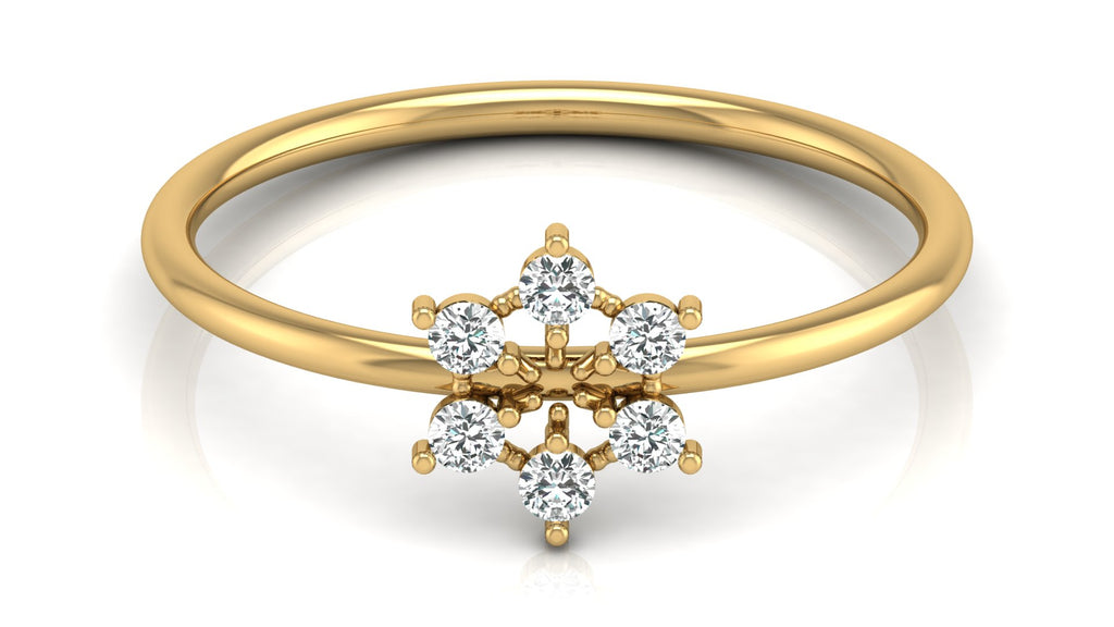 0.16 Ct Round Diamond Ring