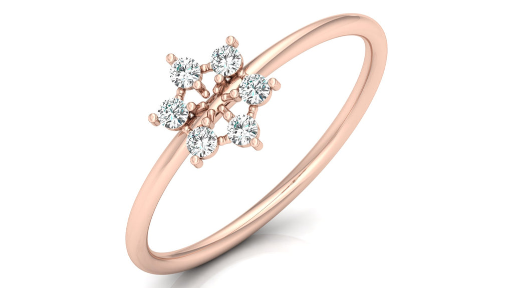 0.16 Ct Round Diamond Ring
