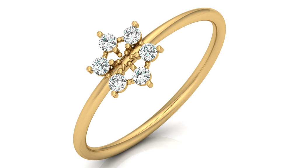 0.16 Ct Round Diamond Ring