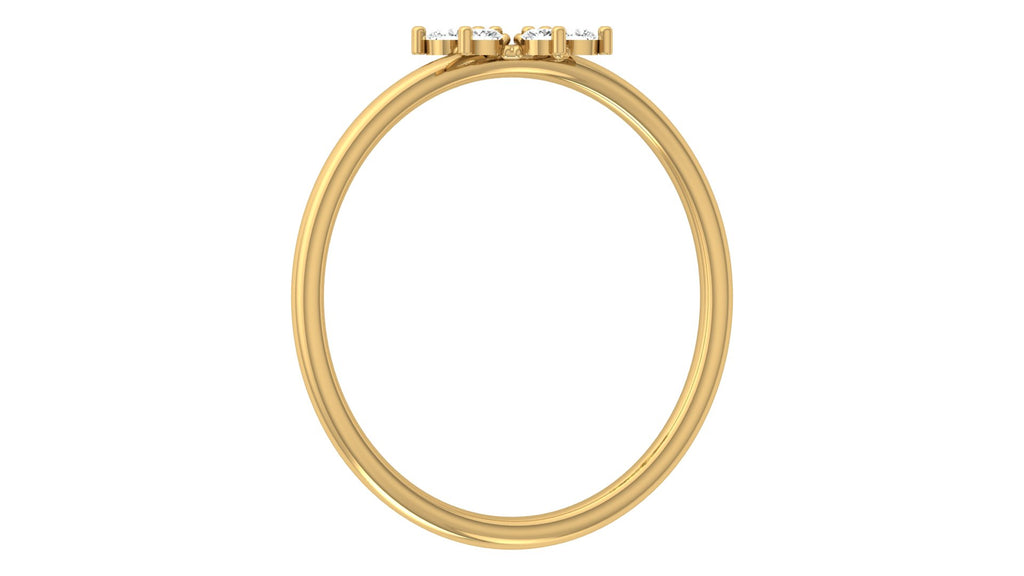 0.16 Ct Round Diamond Ring